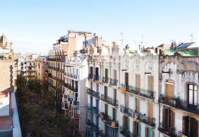 Appartamento Apbcn Gracia Terraced Barcellona Esterno foto